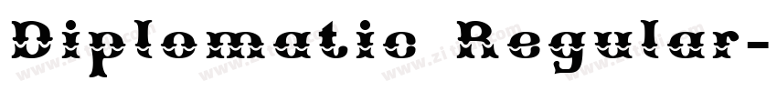 Diplomatic Regular字体转换